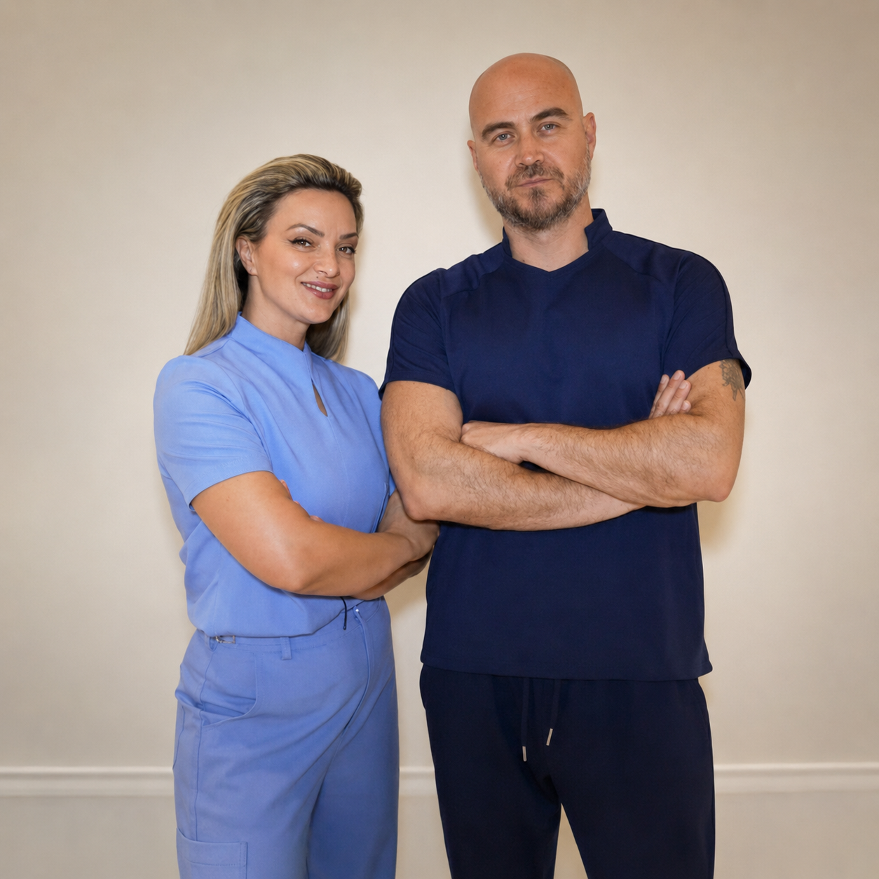 Dr. Ervina and Dr. Eno Haxhiraj at Hera Clinic